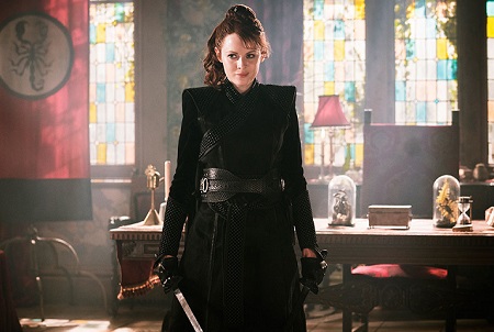 Emily Beecham as The Widow on Into the Badlands